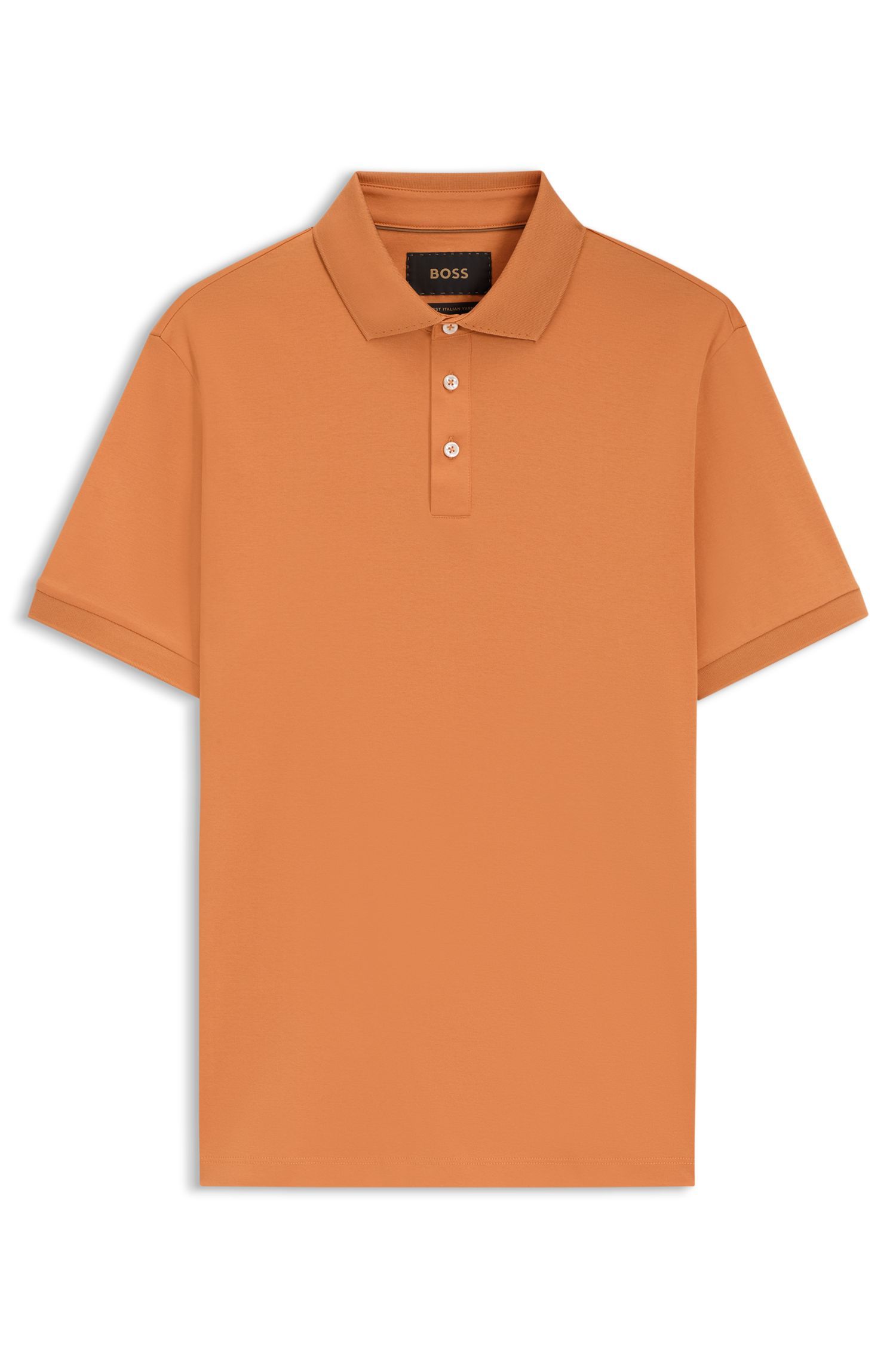 BOSS - Áo polo dáng regular fit từ cotton mercerized cao cấp