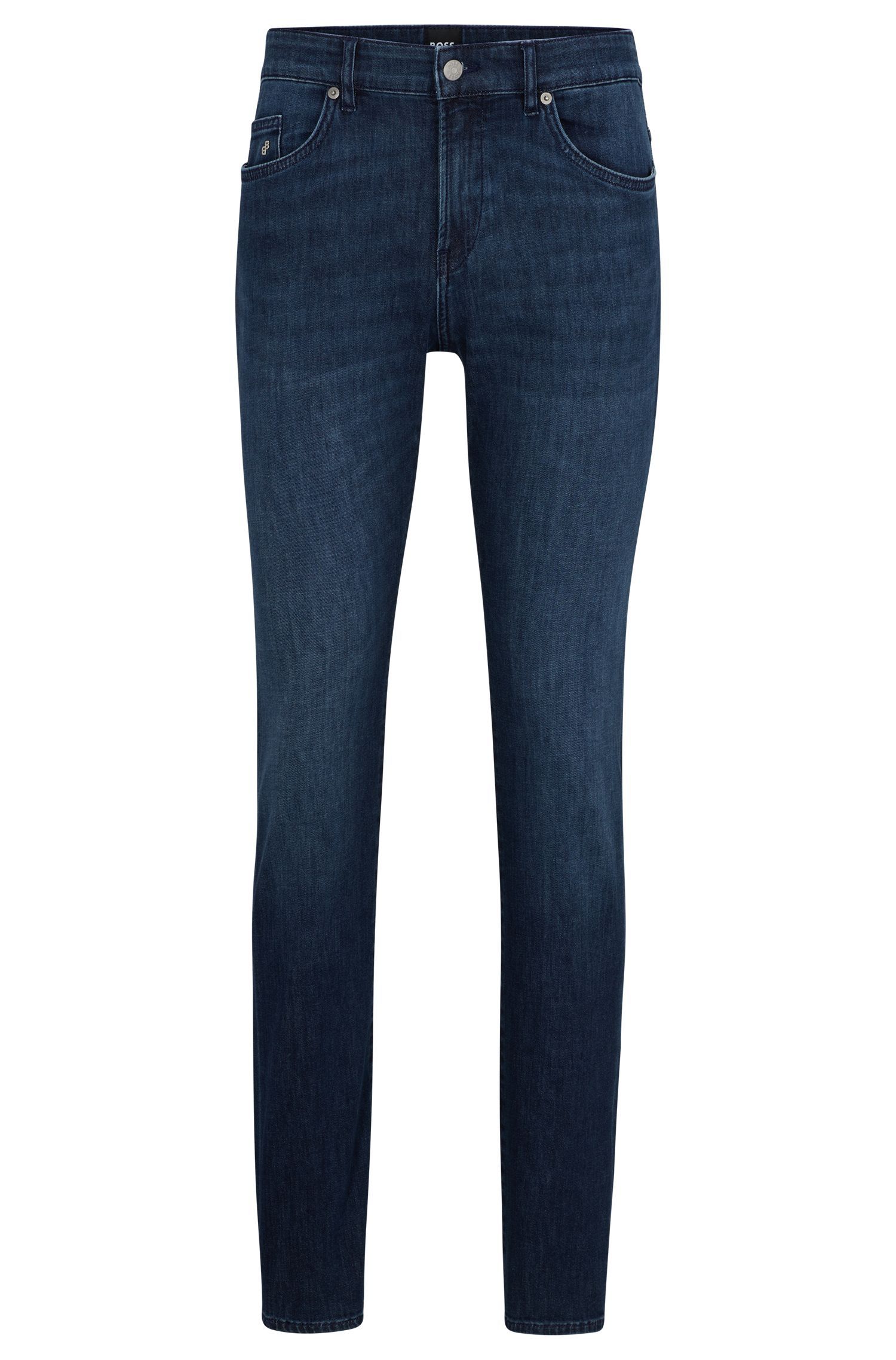 BOSS - Quần jeans dáng ôm slim fit từ denim Ý