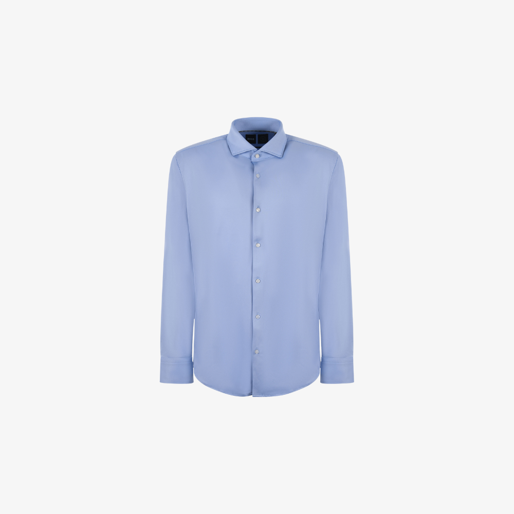 Áo sơ mi dáng slim-fit vải co giãn cao