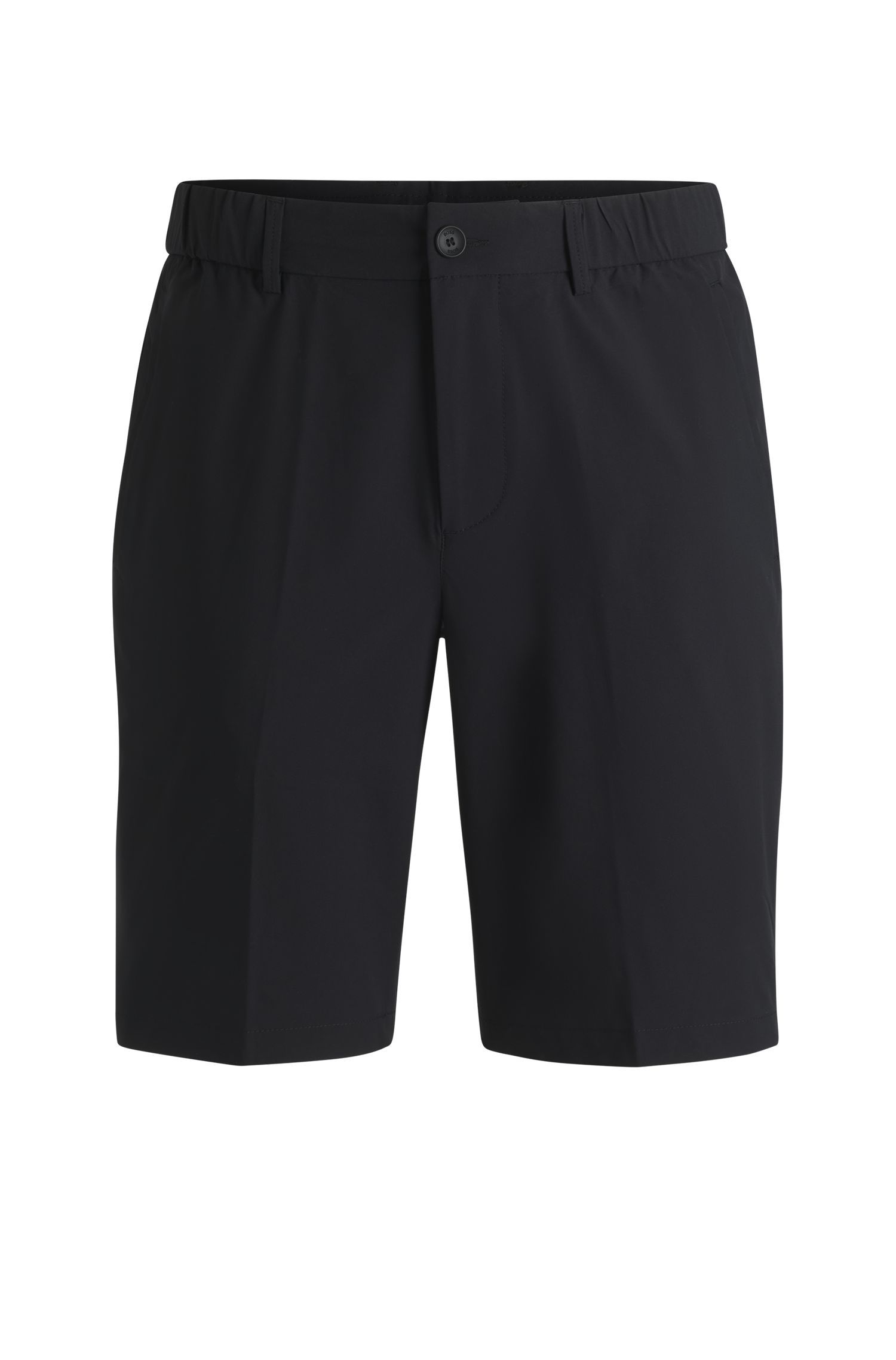 BOSS - Quần chinos dáng ôm slim fit vải poplin