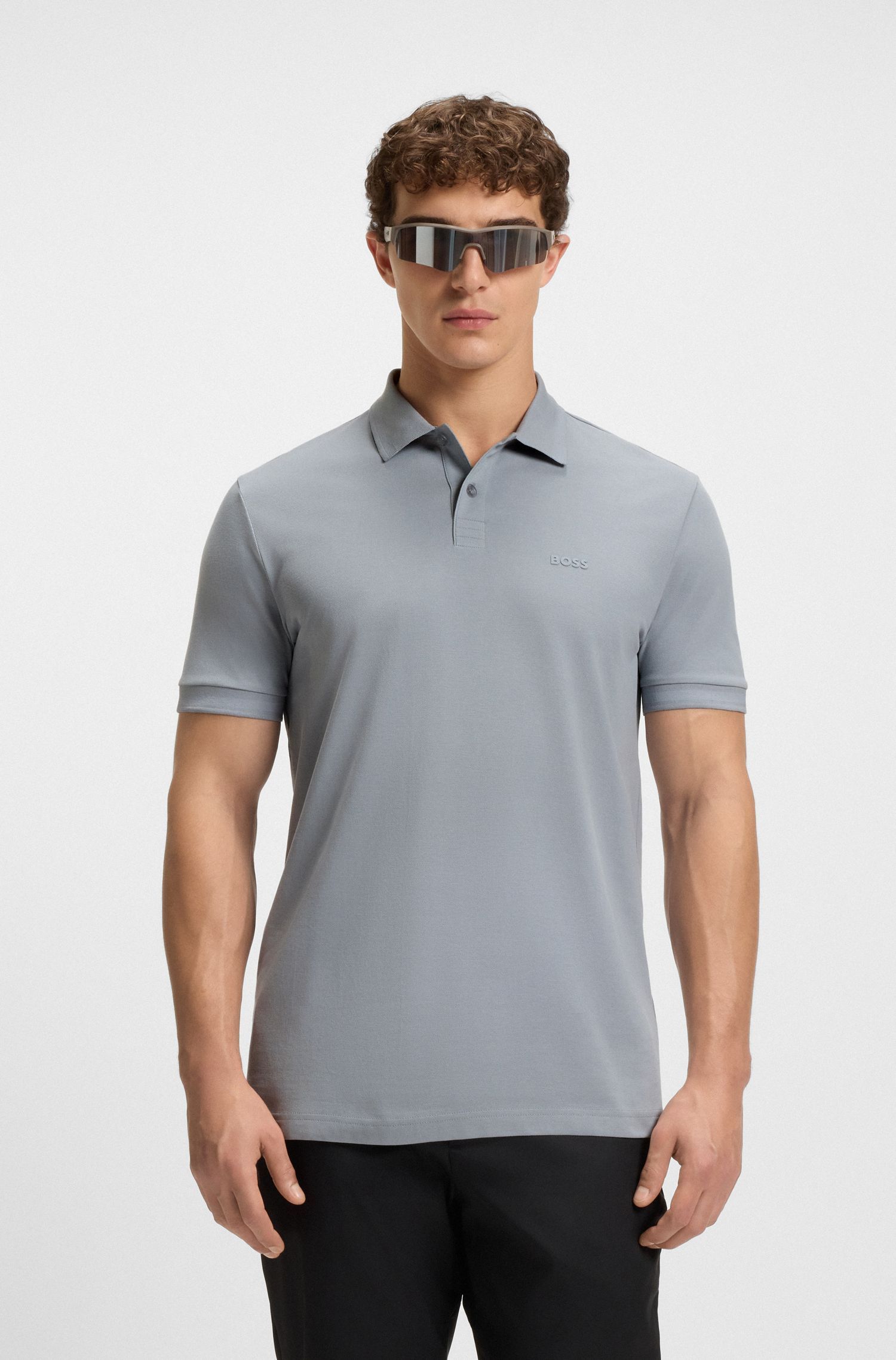 Áo polo cotton piqué