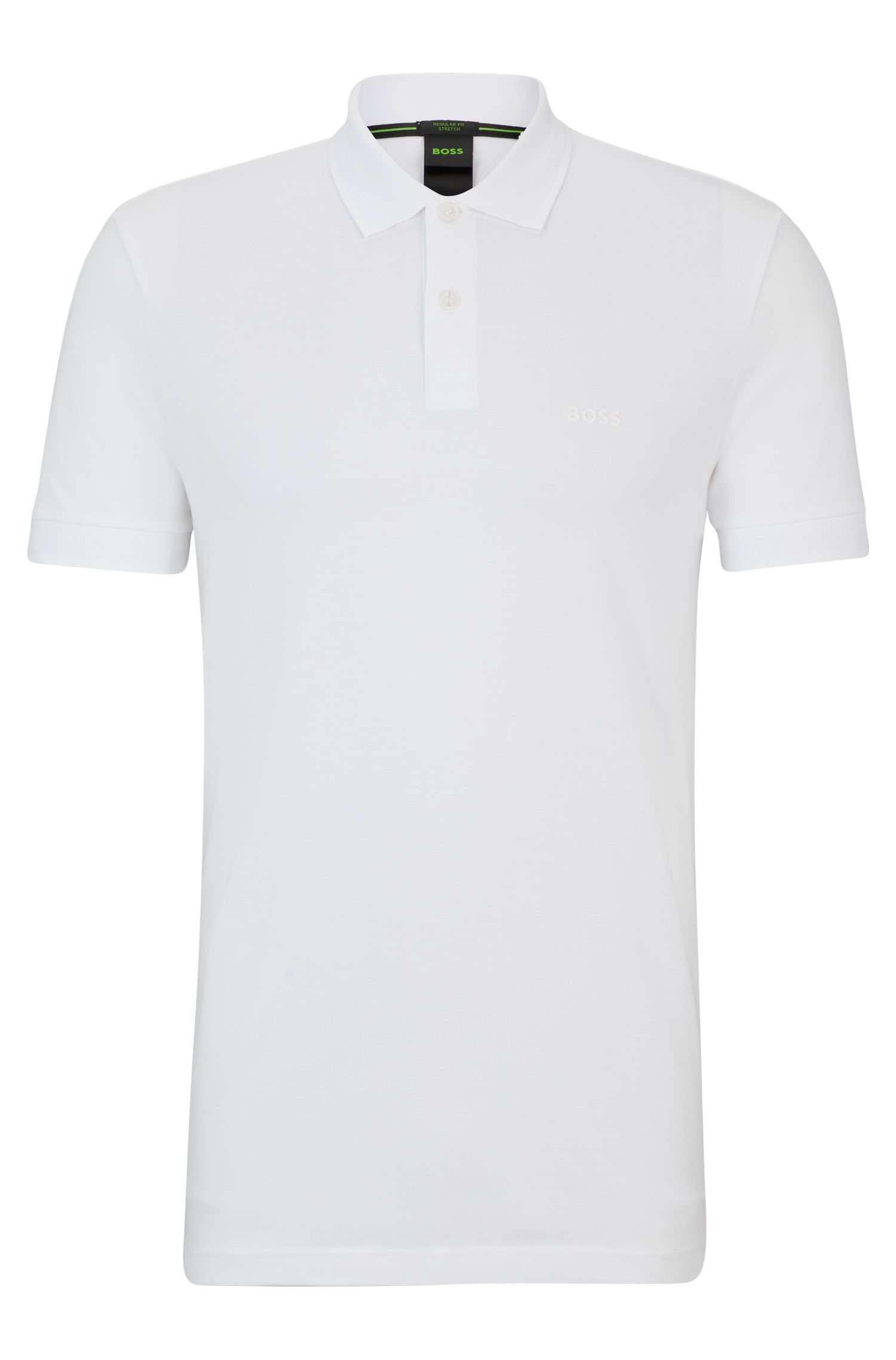 BOSS - Áo polo cotton piqué