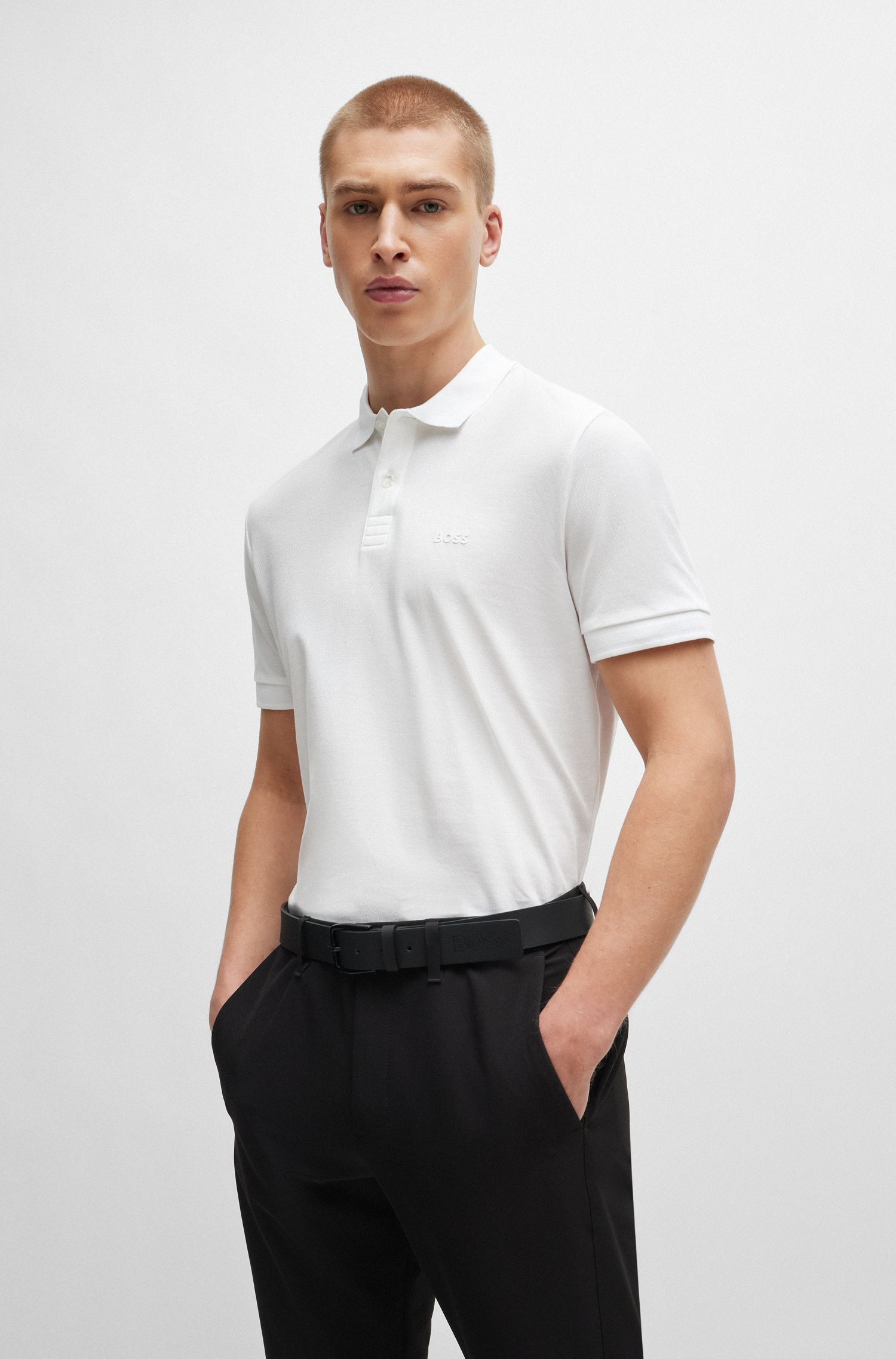 Áo polo cotton piqué