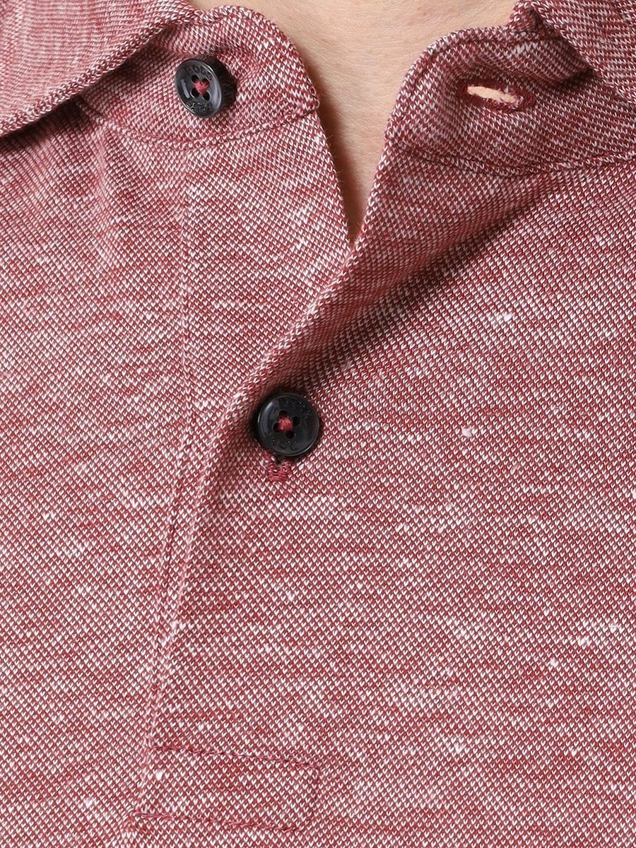 BOSS - Áo polo dáng regular fit cotton và linen
