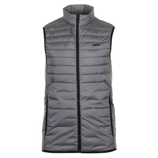 Áo gilet dáng regular fit có khóa kéo