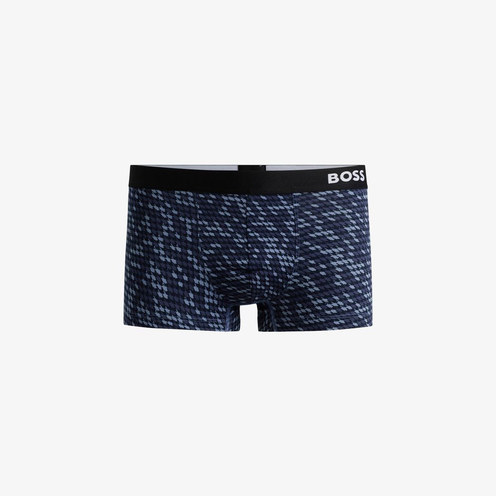 BOSS - Quần lót dáng boxer trunk với hoạ tiết đặc trưng