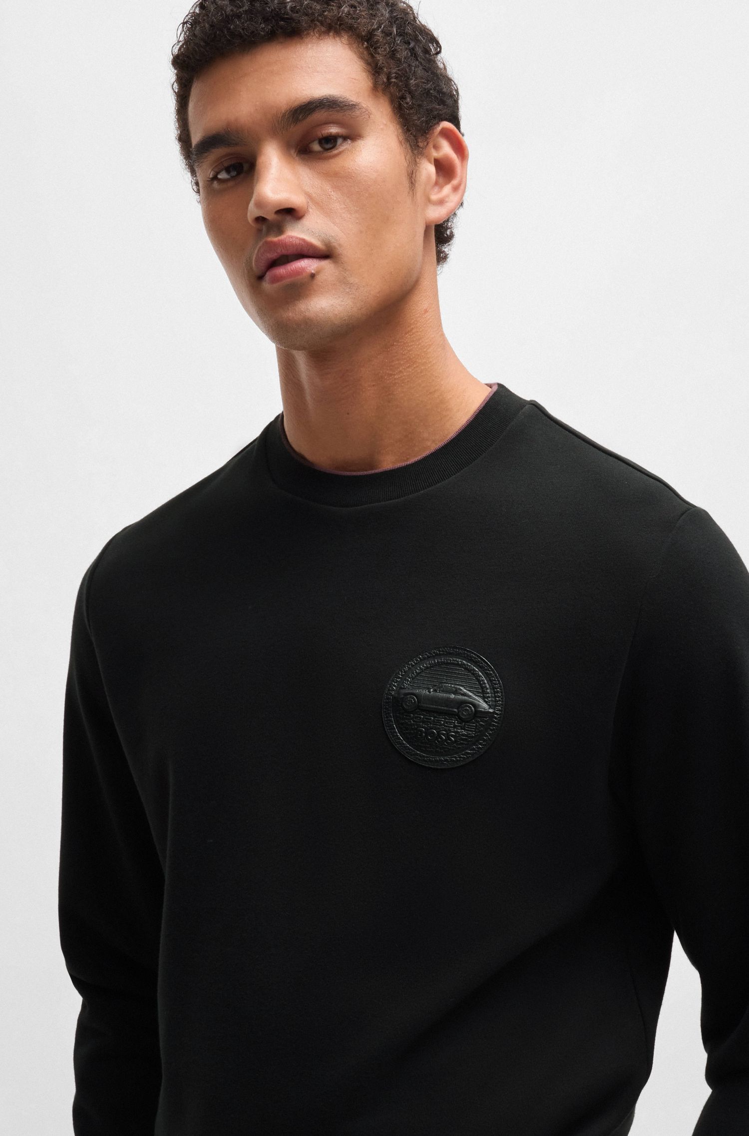 BOSS - Porsche x BOSS Áo sweatshirt cotton pha