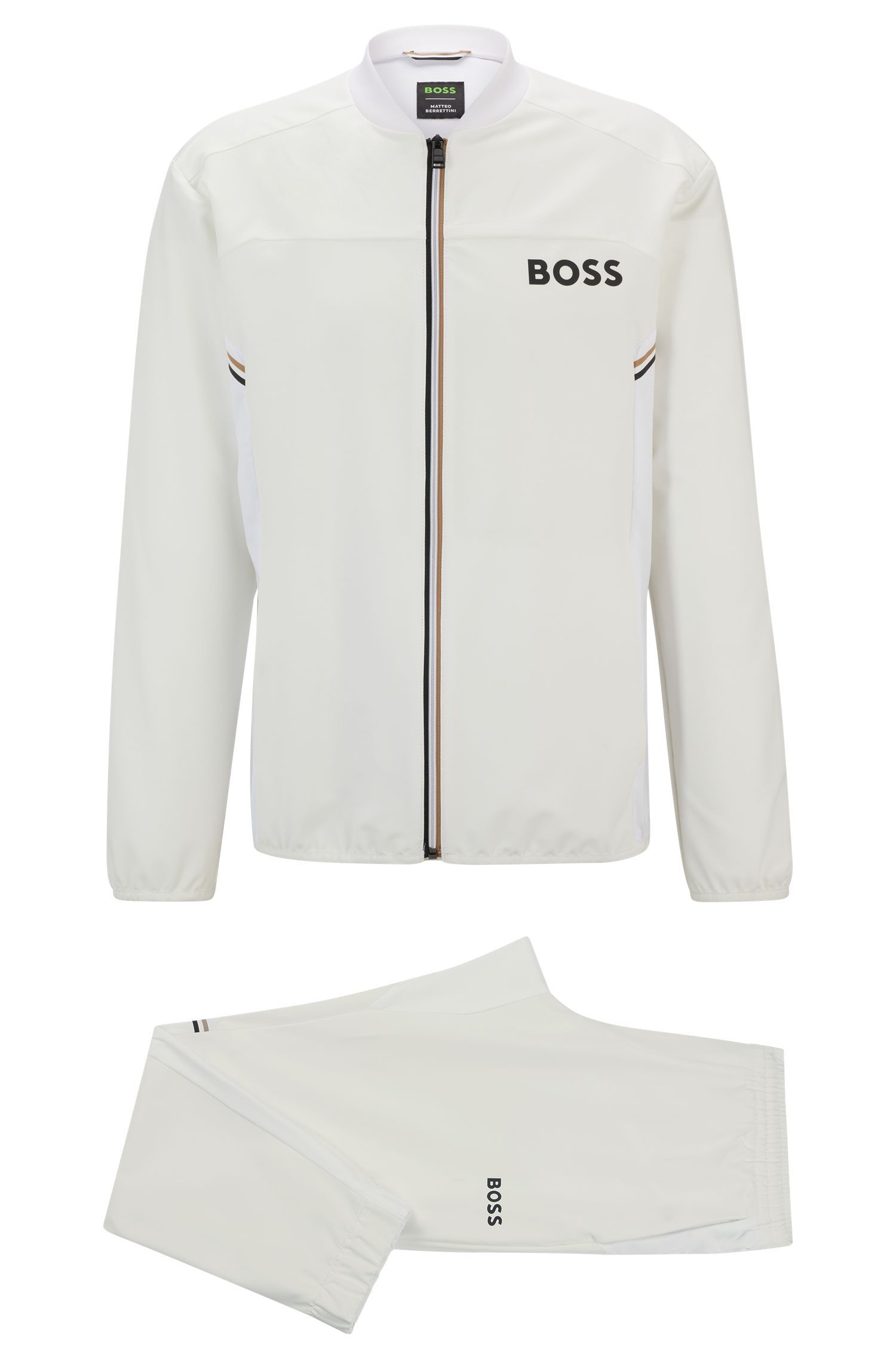 BOSS x Matteo Berrettini Bộ thể thao vải poplin đặc trưng
