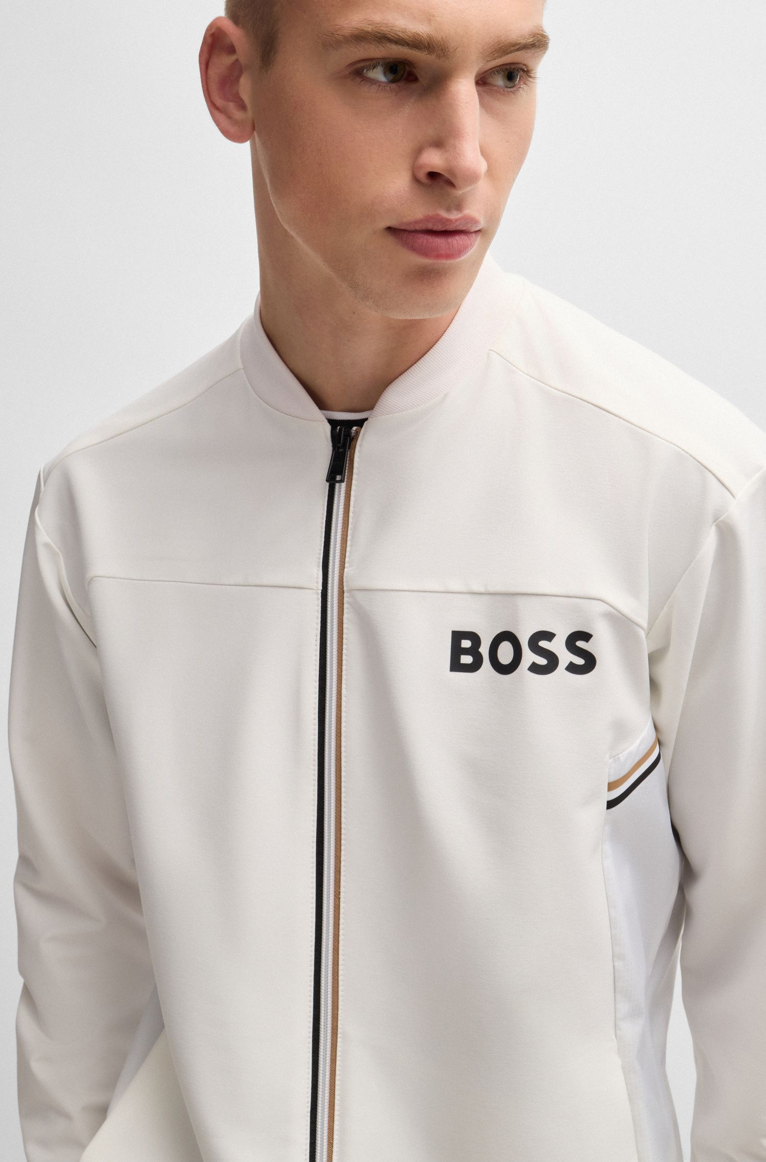 BOSS x Matteo Berrettini Bộ thể thao vải poplin đặc trưng
