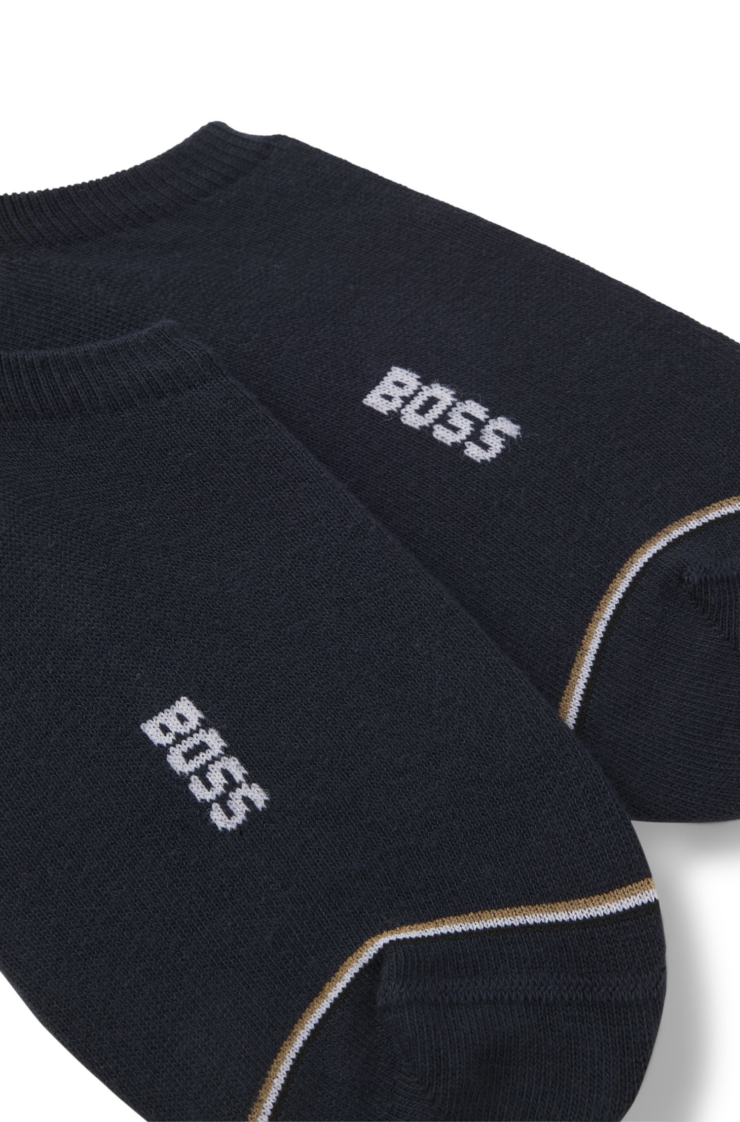 BOSS - Bộ hai tất cotton cổ ngắn