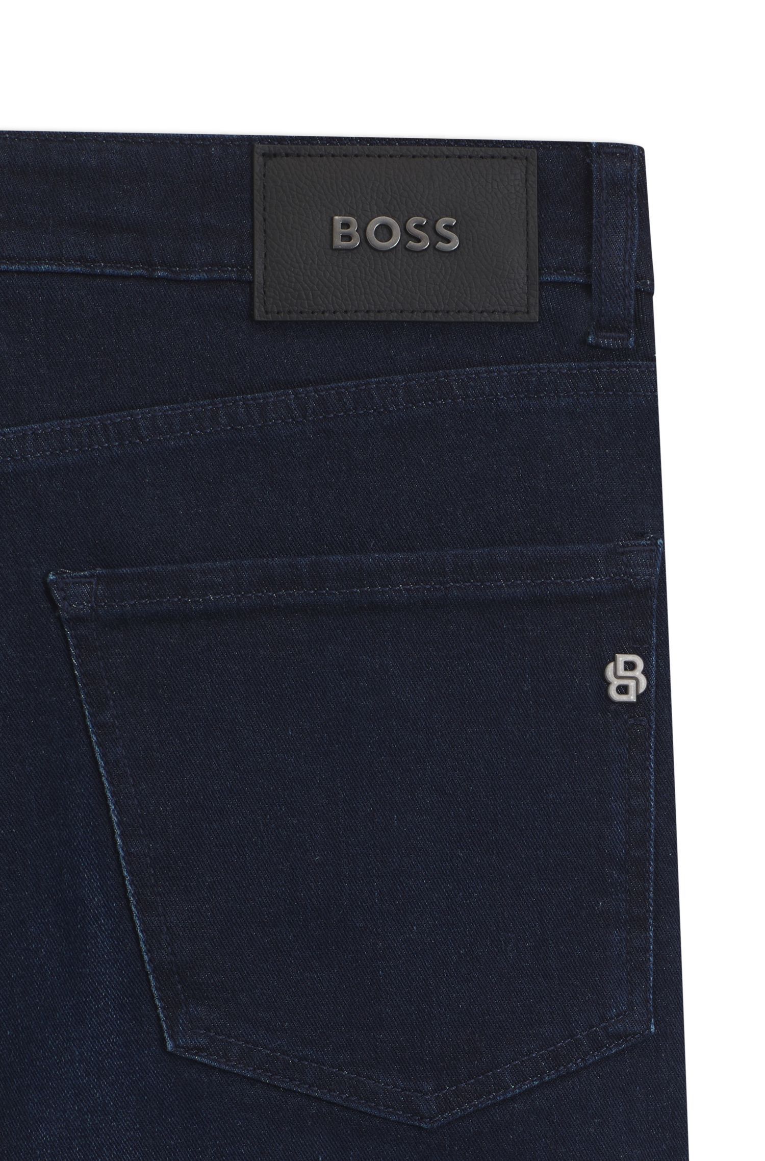 BOSS - Quần jeans Delaware dáng slim fit co giãn