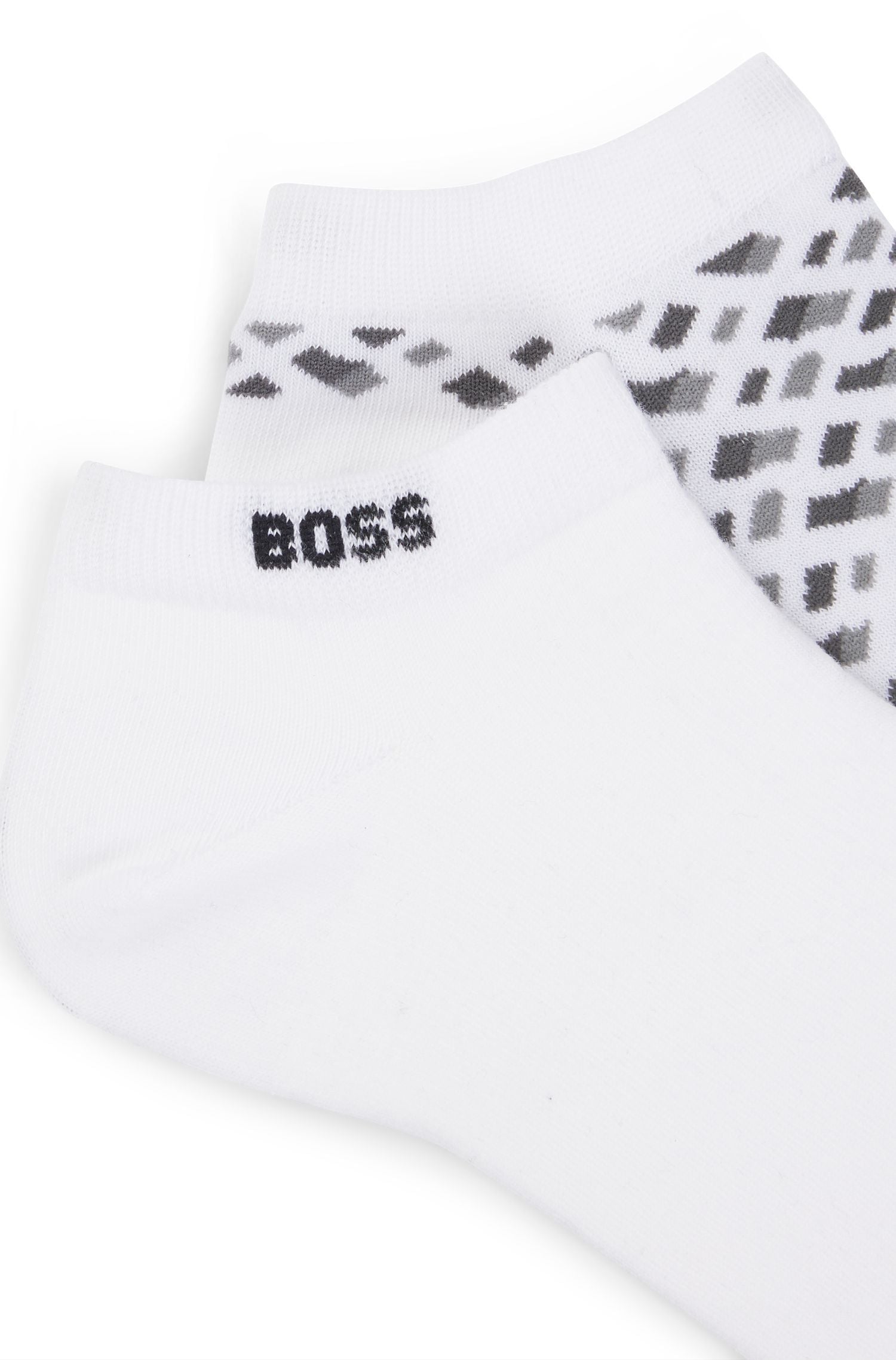 Hai đôi tất cổ thấp cotton pha