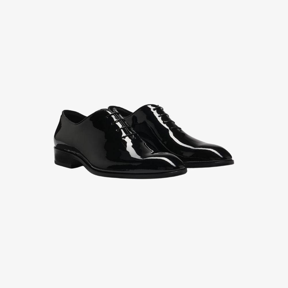BOSS - Giày Oxford da bóng với đường viền sang trọng