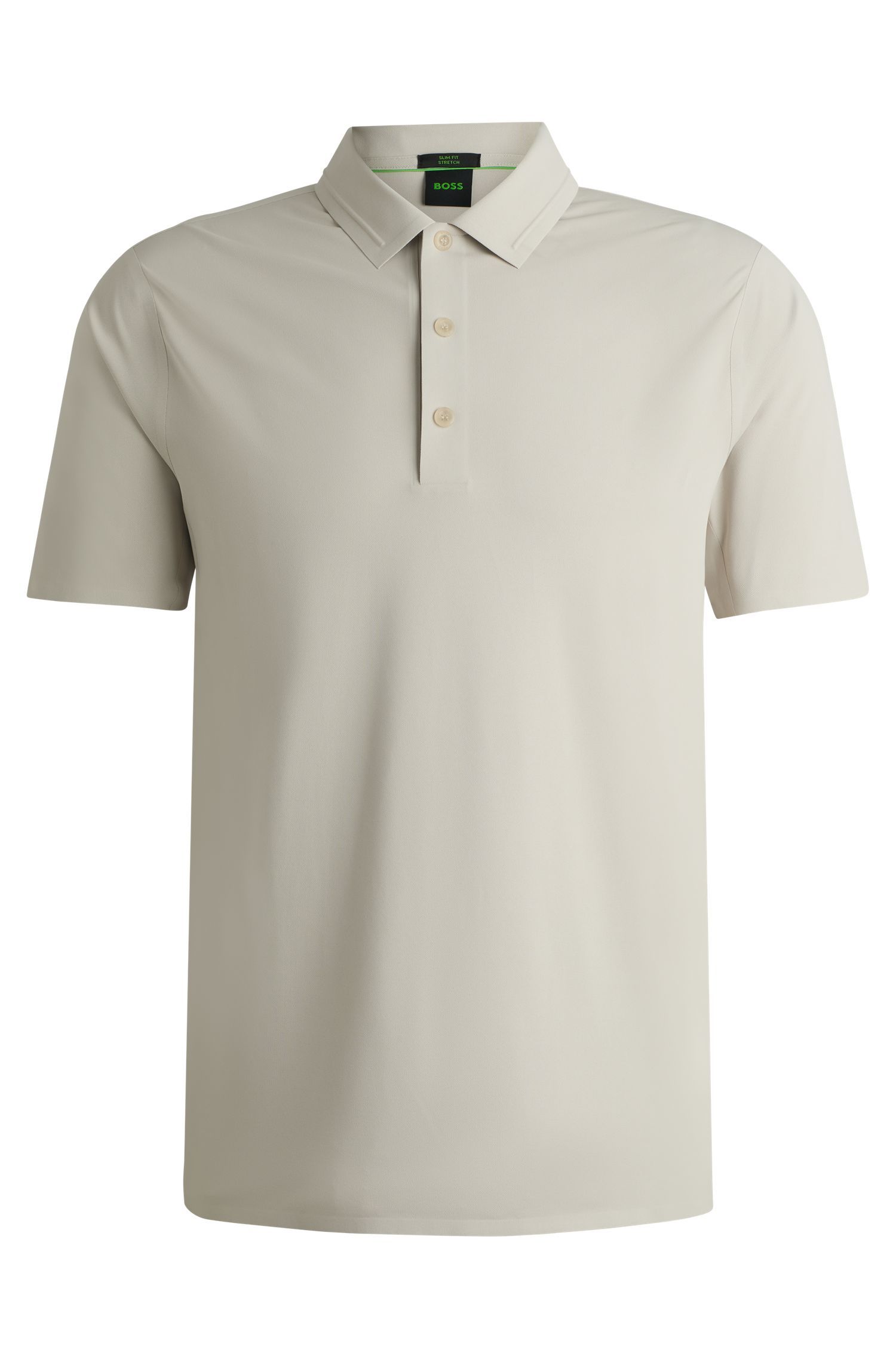 BOSS x Matteo Berrettini Áo polo dáng ôm slim fit ngăn tia UV