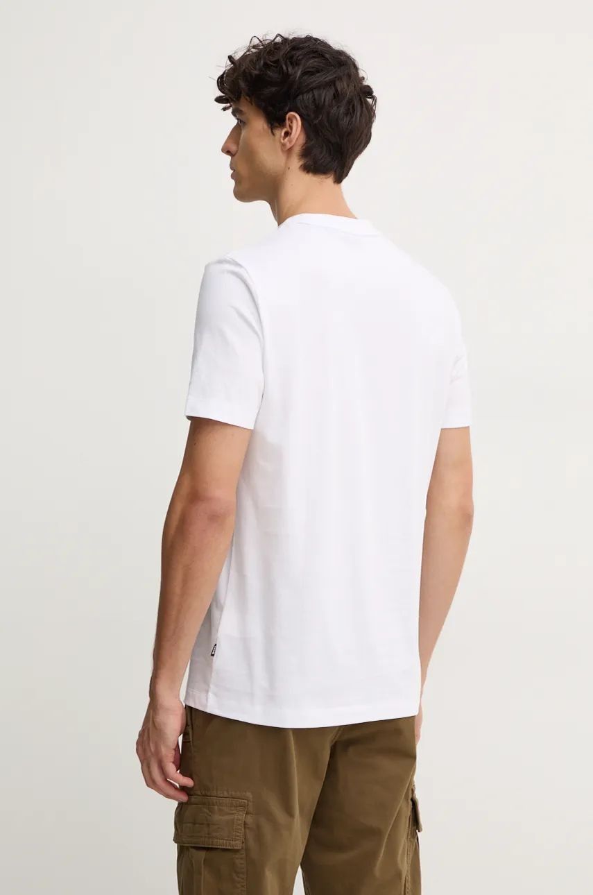 BOSS - Áo thun dáng regular-fit vải cotton jersey có logo