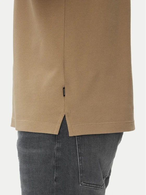 BOSS - Áo polo với chi tiết đường viền cổ áo