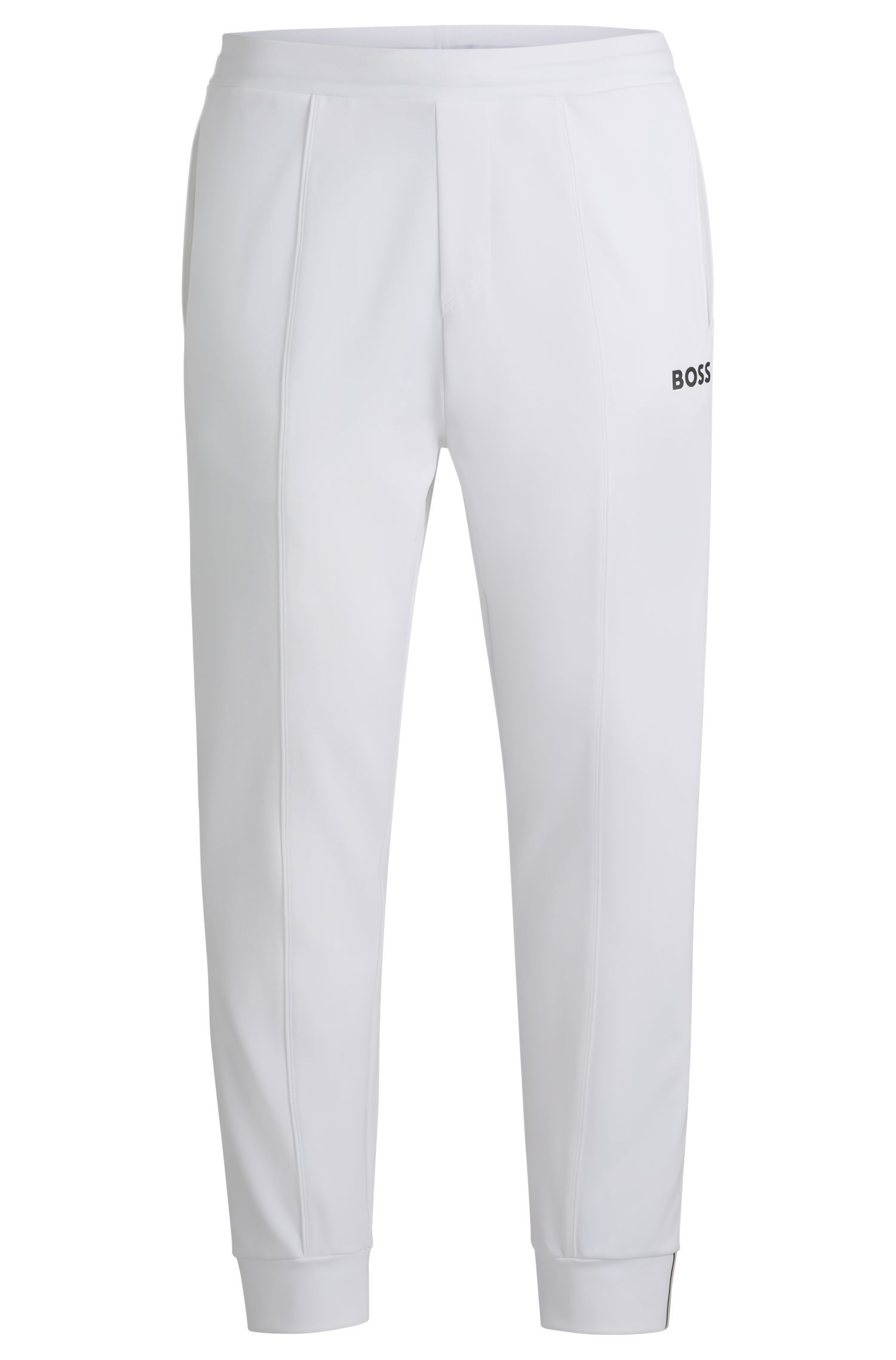 BOSS x Matteo Berrettini Quần tây dáng regular-fit vải gabardine co giãn