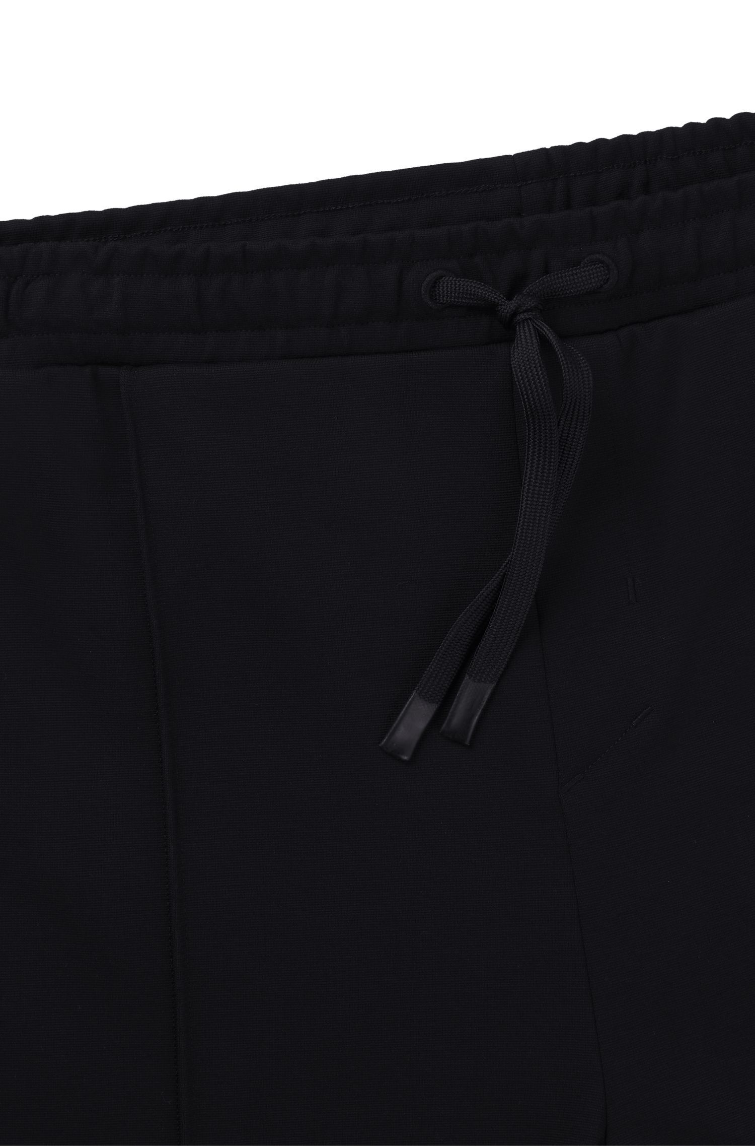 BOSS - Quần thể thao vải cotton pha với monogram Double B