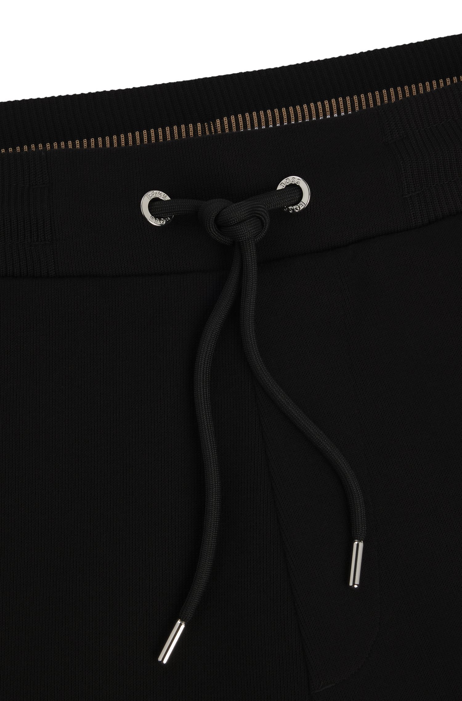BOSS - Quần thể thao cotton mercerized có sọc