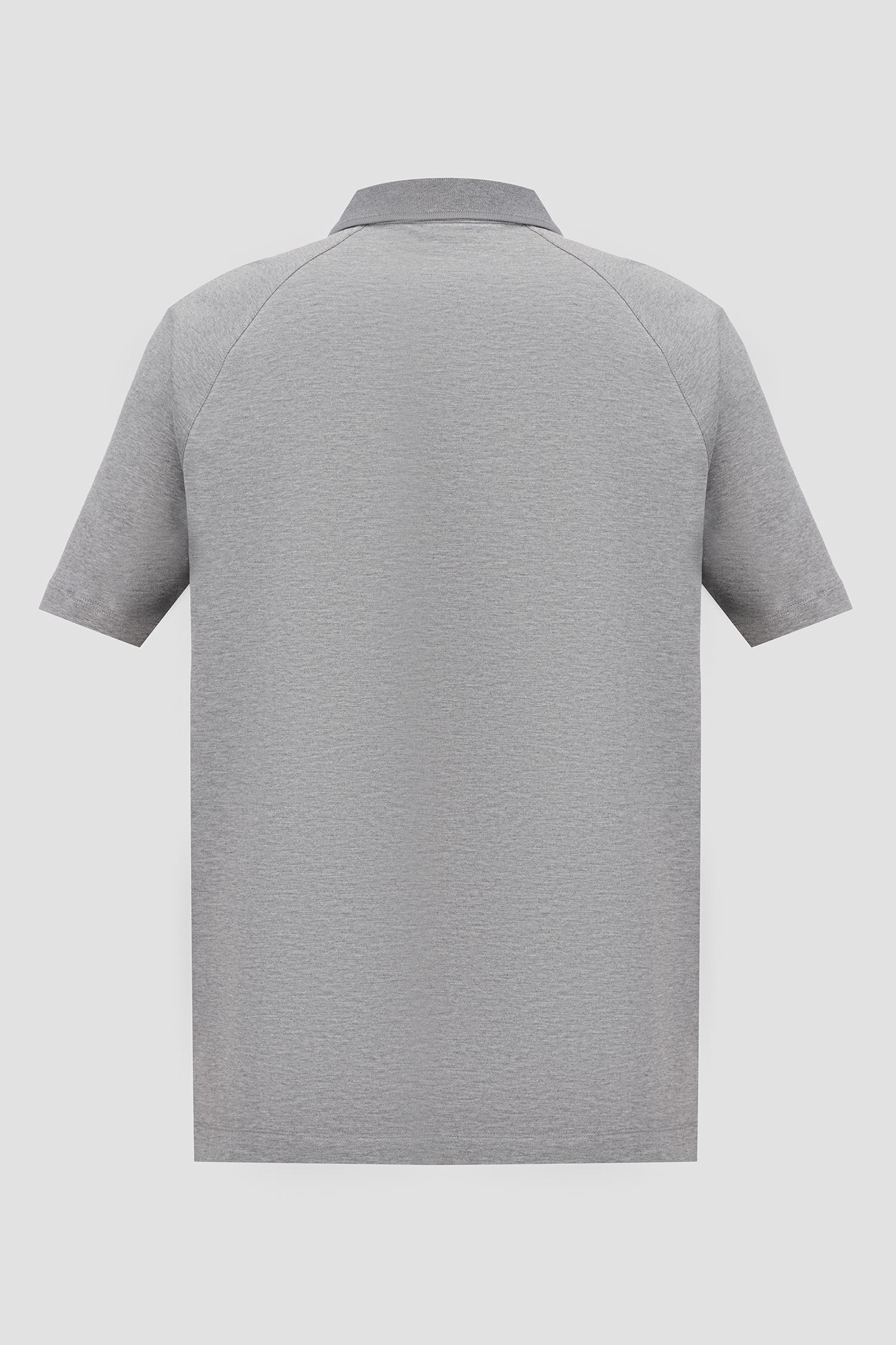 BOSS - Áo polo hiệu ứng mélange thời thượng