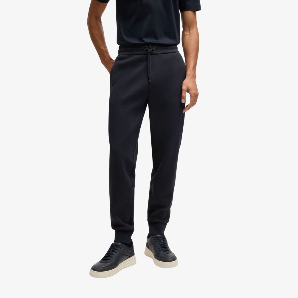 BOSS - Quần jogger dáng regular-fit vải cotton mercerized cao cấp