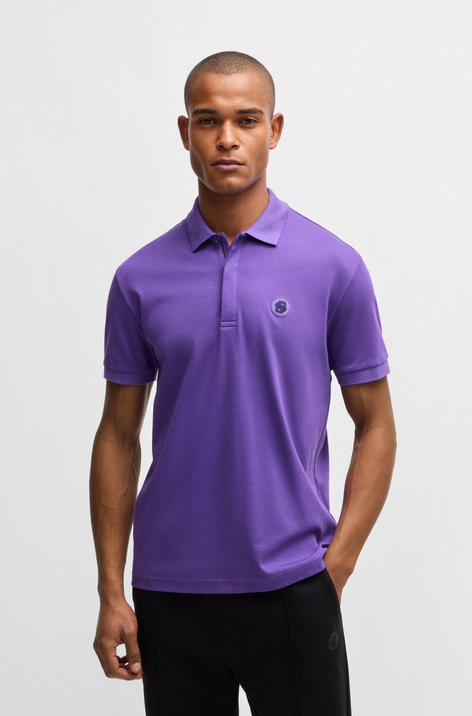 Áo polo Paddy vải cotton làm mát