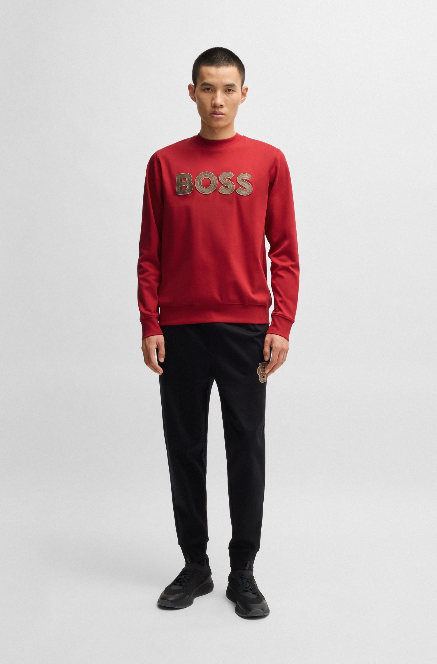 BOSS x Creation of the Gods Áo sweatshirt với logo đặc biệt