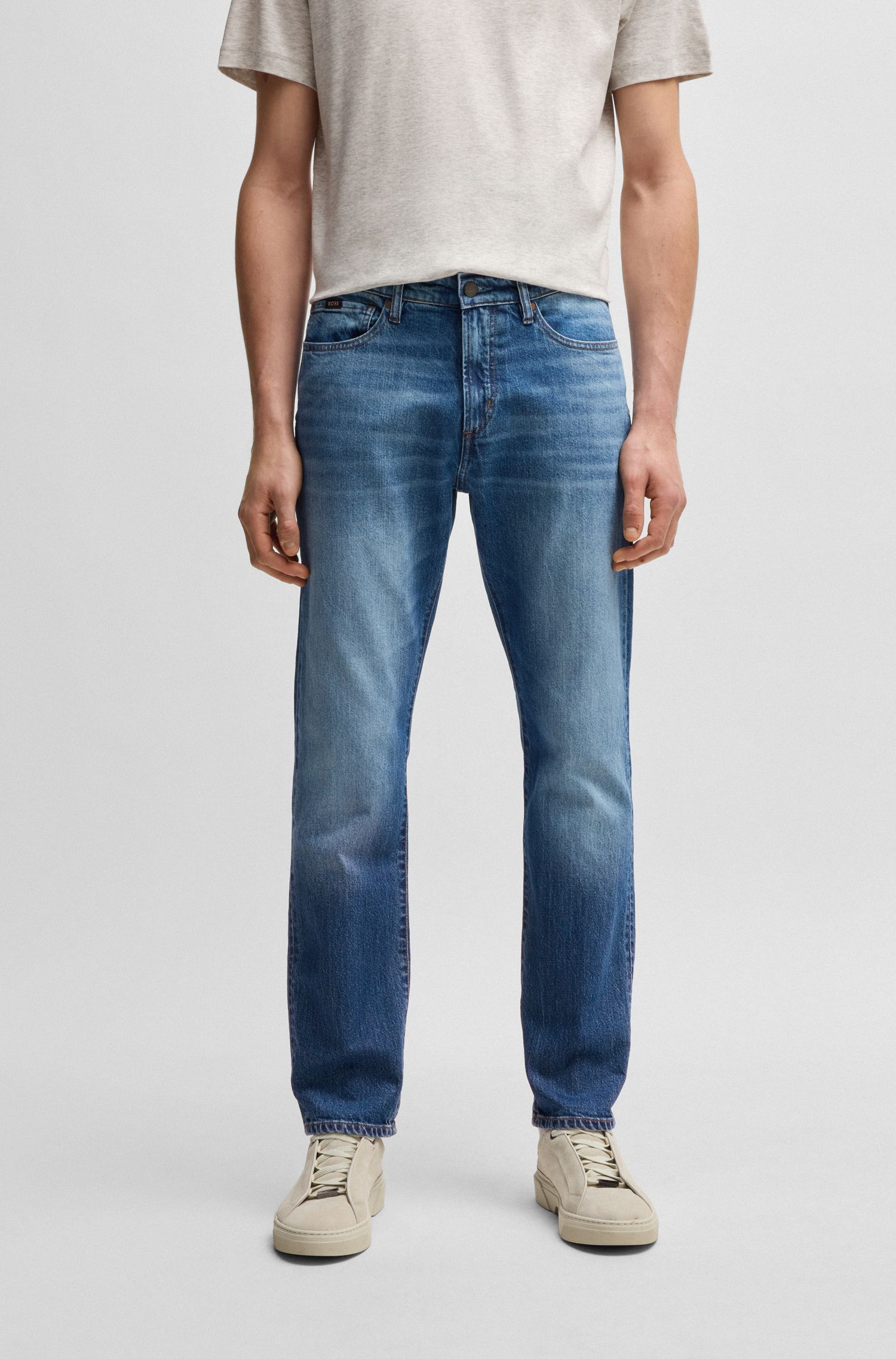 Quần jeans dáng ôm slim fit denim co giãn thoải mái