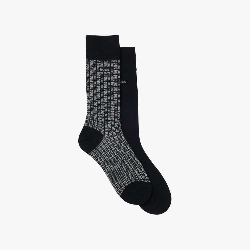 Hai gói tất dài vải cotton pha