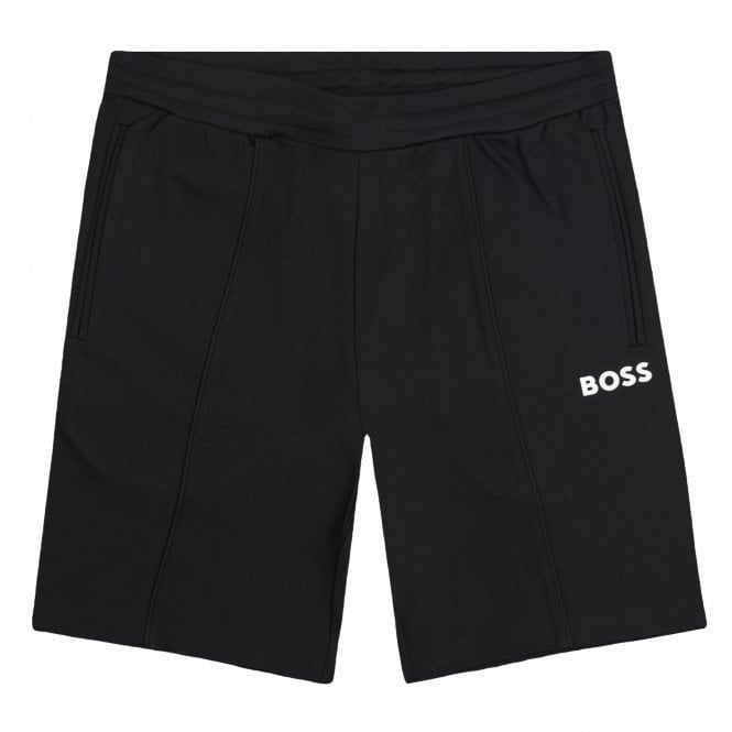 BOSS - Quần shorts hoạt động vải gabardine co giãn có quản lý độ ẩm