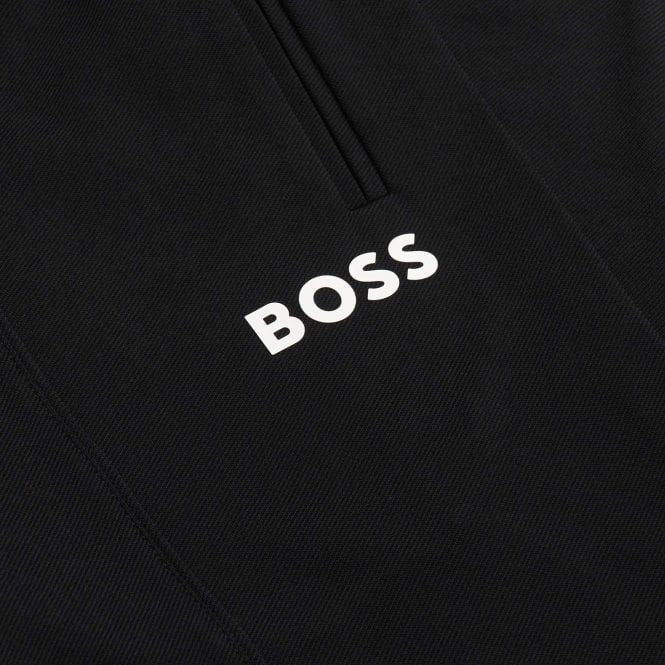BOSS - Quần shorts hoạt động vải gabardine co giãn có quản lý độ ẩm