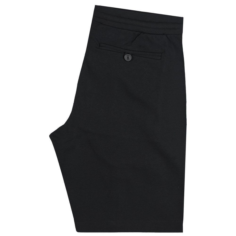 BOSS - Quần shorts hoạt động vải gabardine co giãn có quản lý độ ẩm