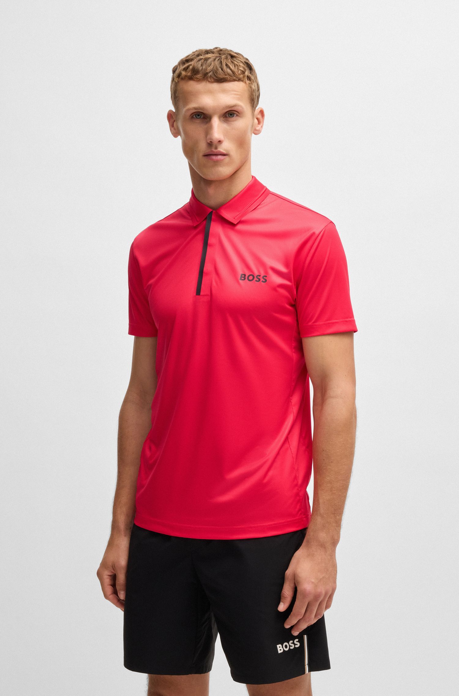 BOSS - Áo polo Paddy thể thao có khả năng chống tia UV