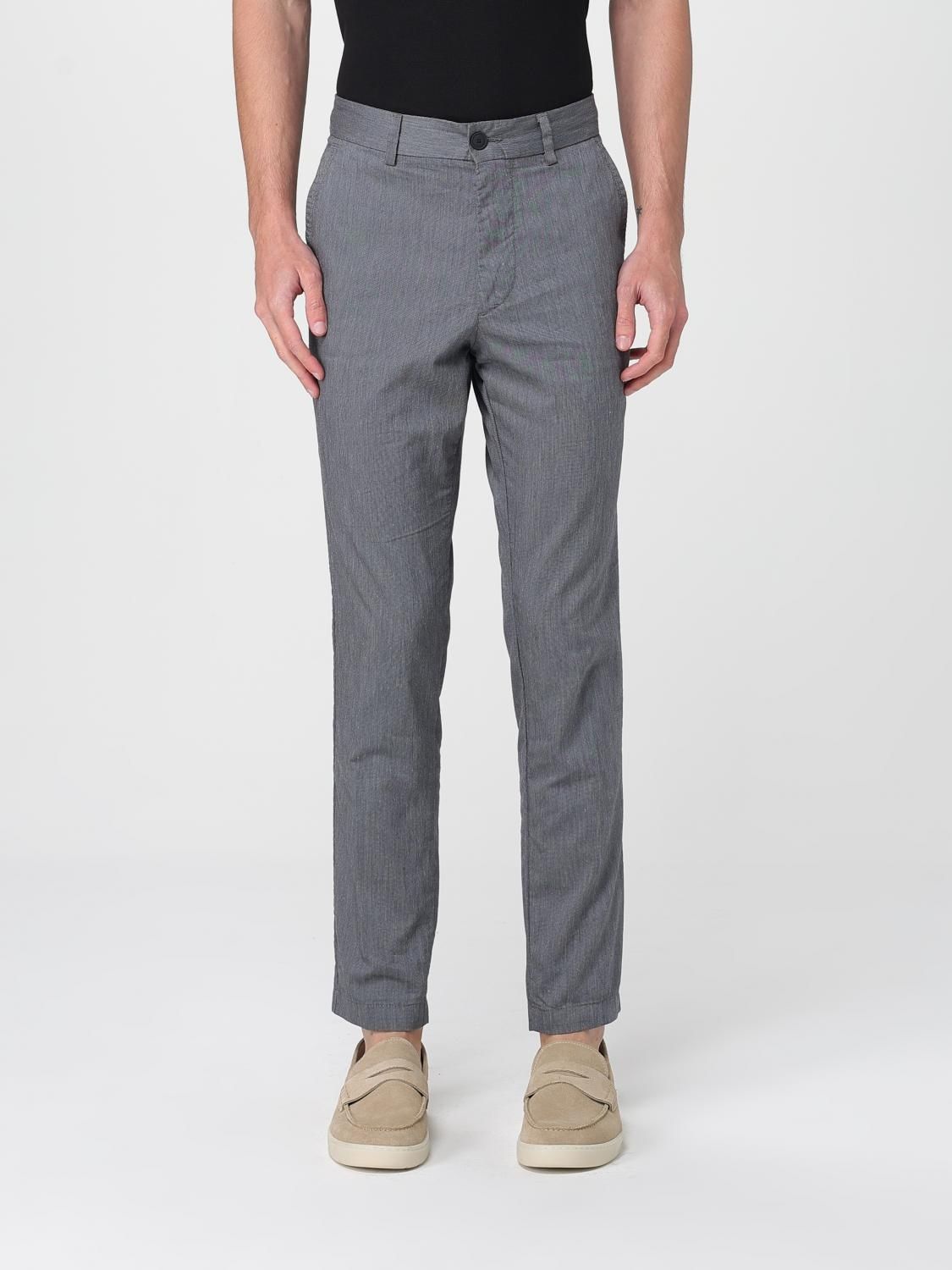 Quần tây dáng slim fit vải poplin dễ là ủi