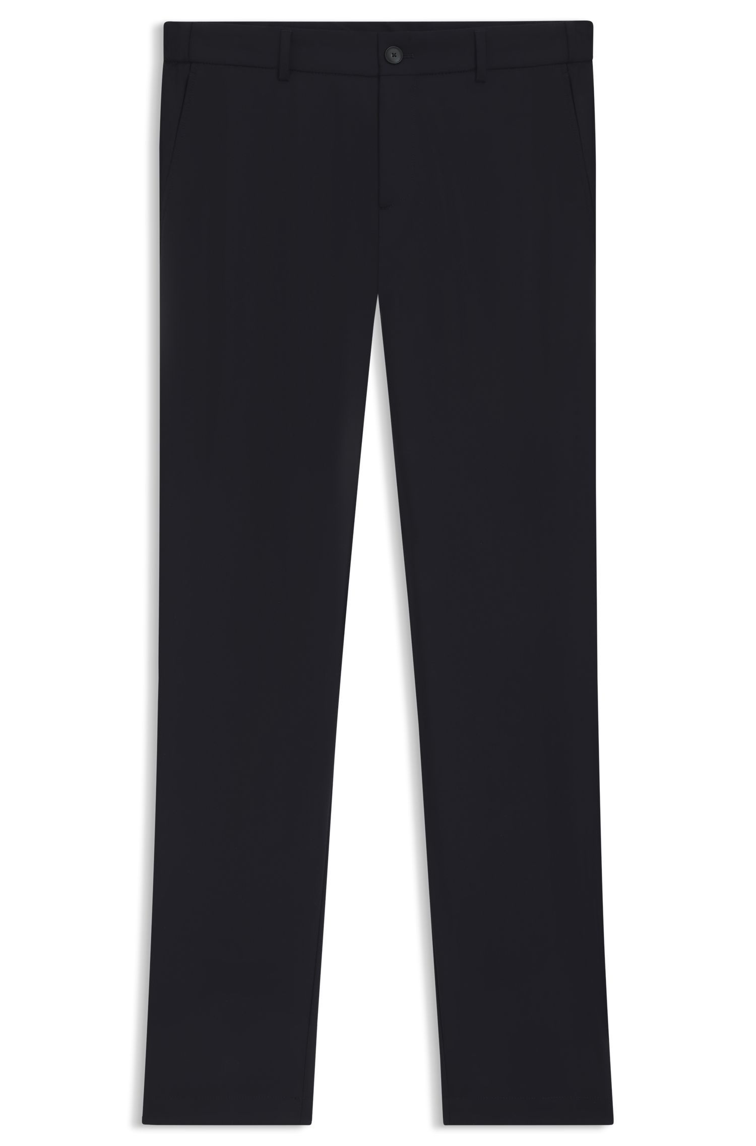 BOSS - Quần dáng slim-fit vải co giãn họa tiết siêu nhỏ