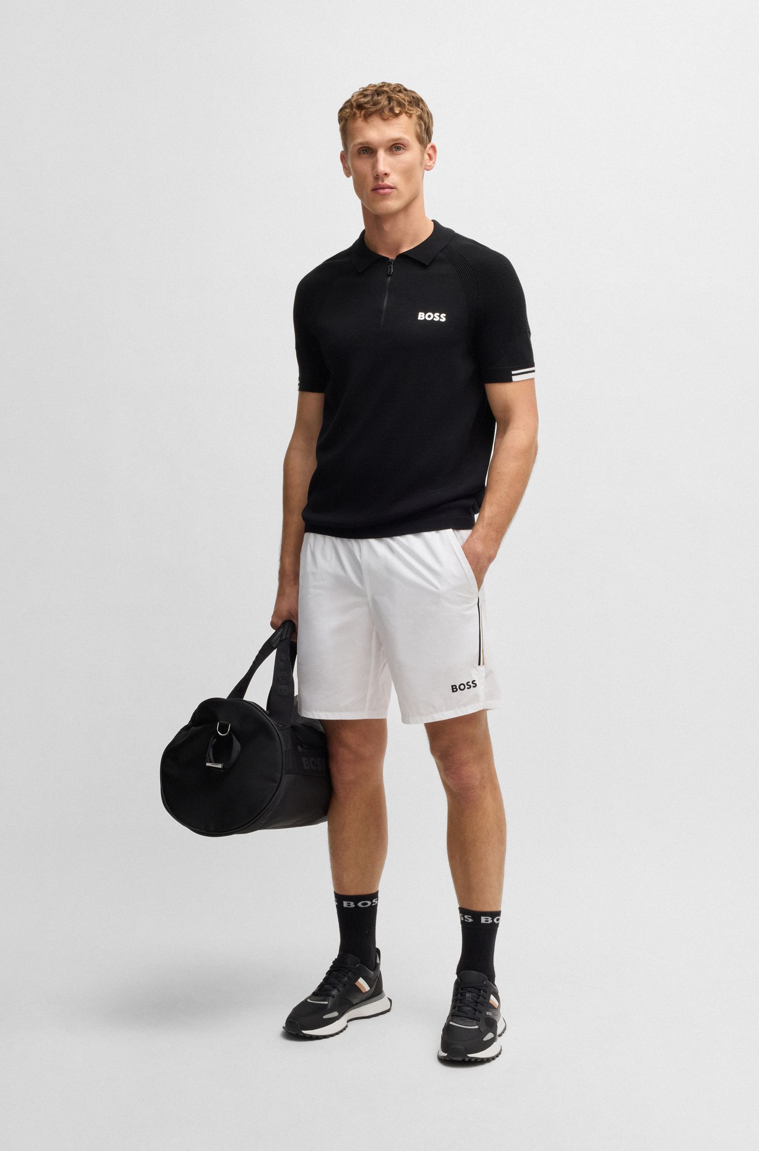BOSS x Matteo Berrettini Quần short tennis co giãn bốn chiều