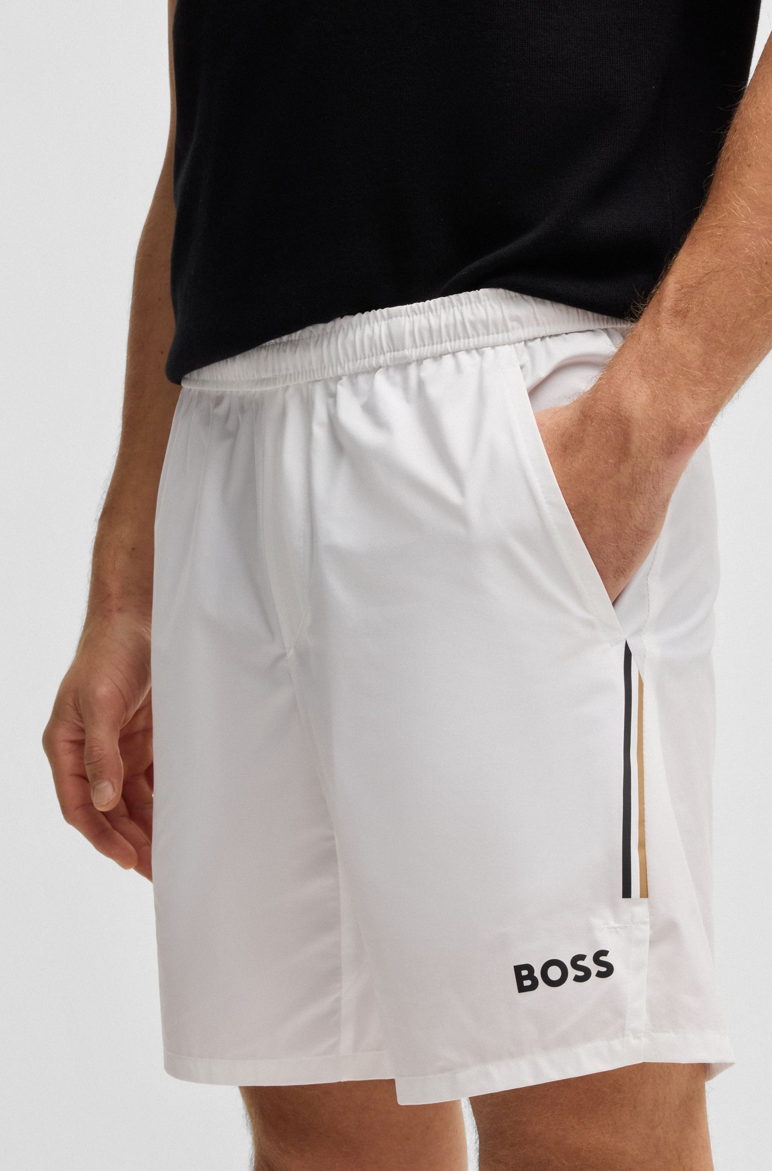 BOSS x Matteo Berrettini Quần short tennis co giãn bốn chiều