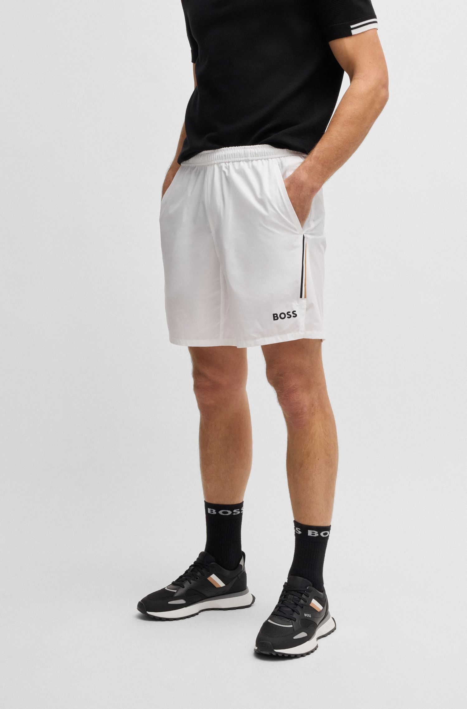 BOSS x Matteo Berrettini Quần short tennis co giãn bốn chiều
