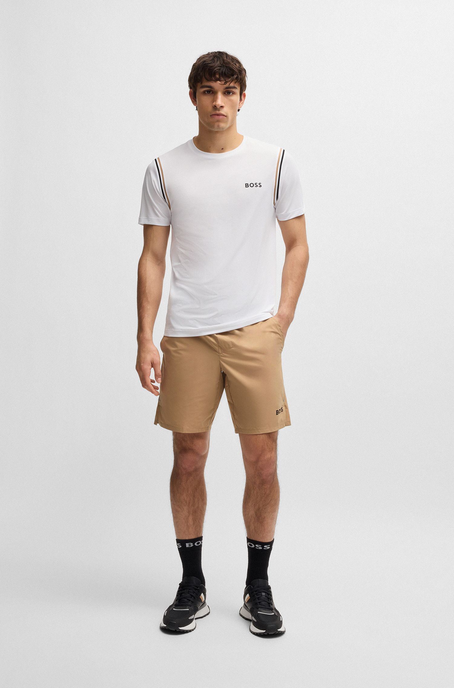 BOSS x Matteo Berrettini Quần short tennis co giãn bốn chiều