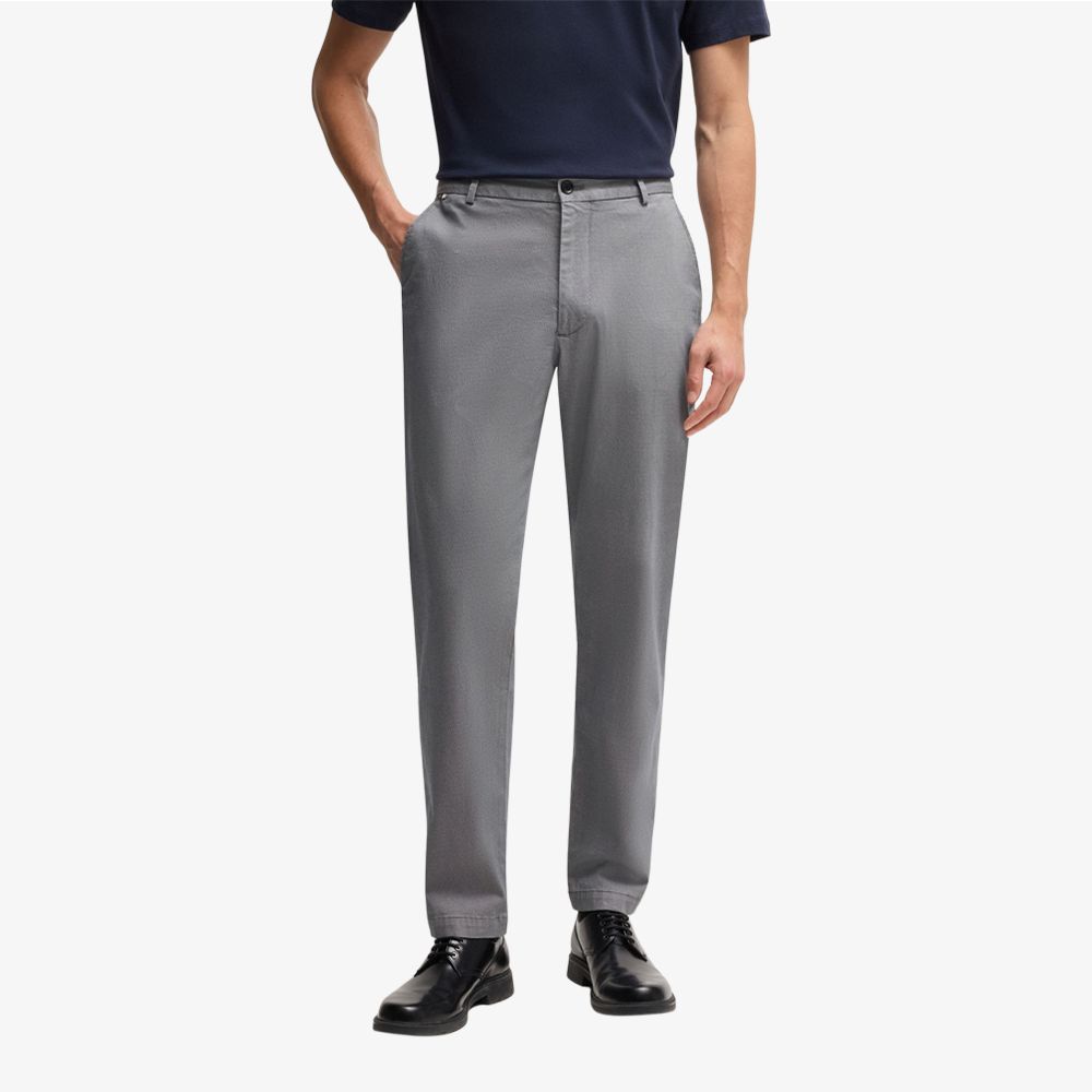 BOSS - Quần dáng regular fit chất liệu cotton co giãn in họa tiết