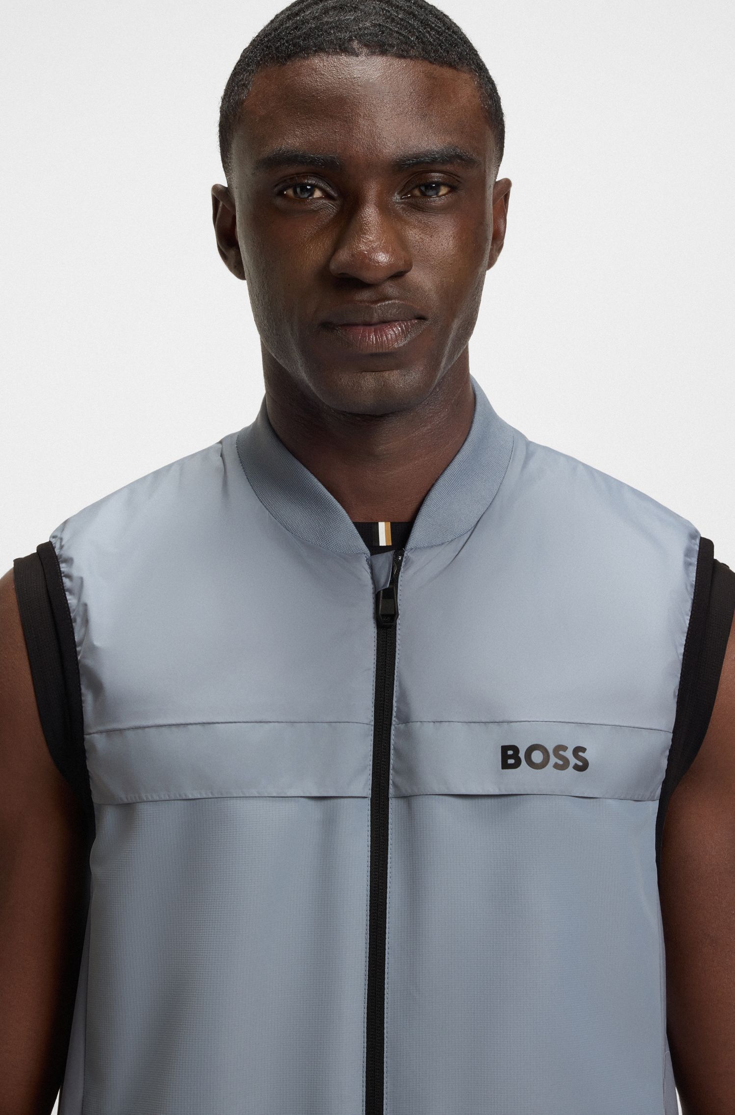 BOSS - Áo gile golf cao cấp