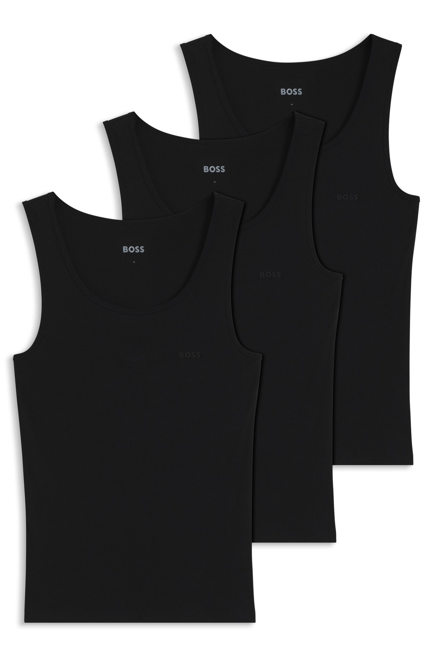 Bộ 3 áo lót cotton thêu logo