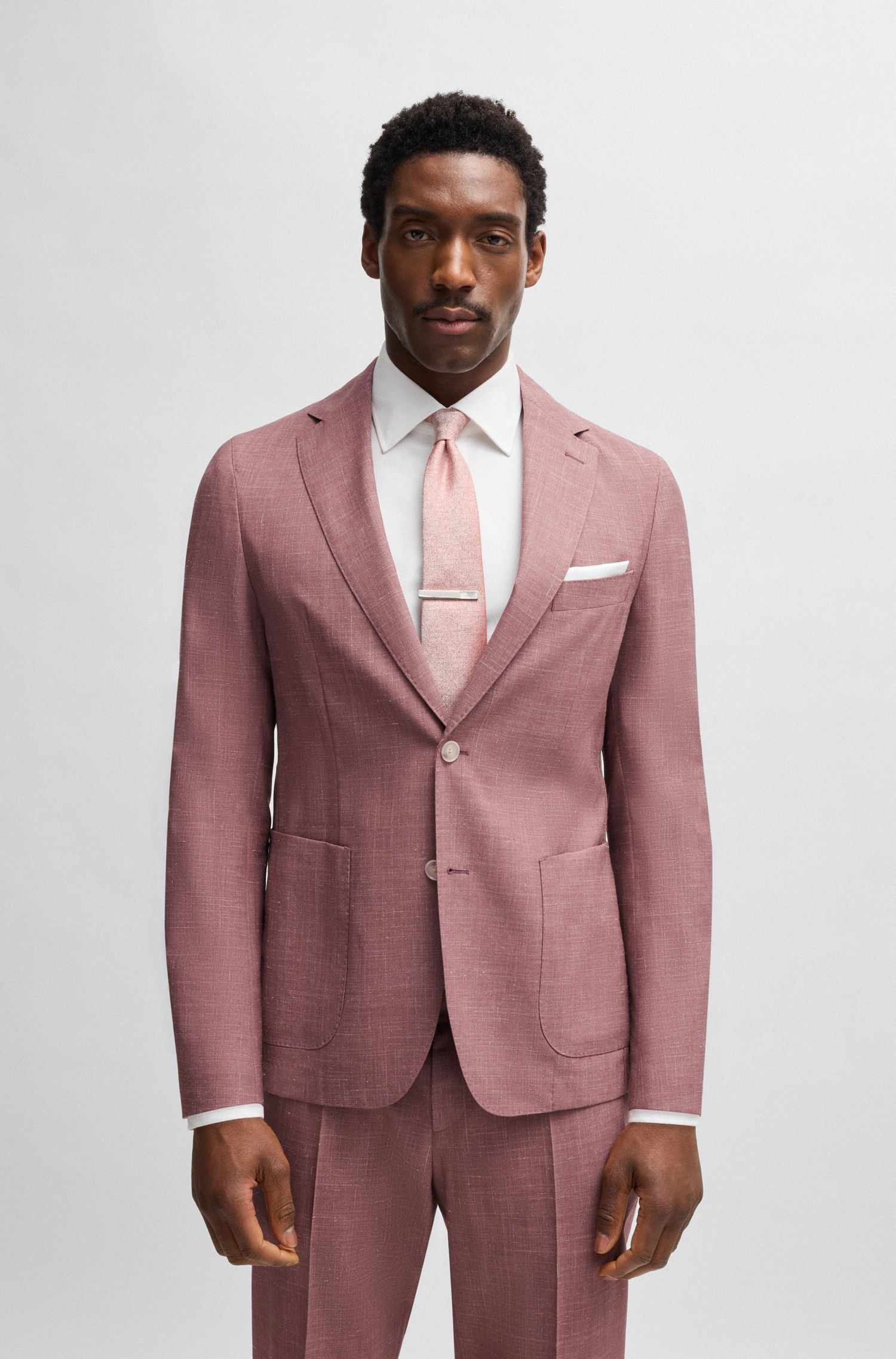 Áo vest dáng ôm slim fit chất liệu pha len họa tiết