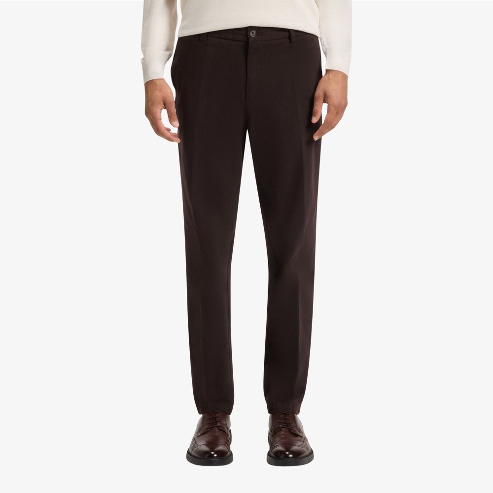 Quần âu kiểu dáng hiện đại vải twill cotton co giãn