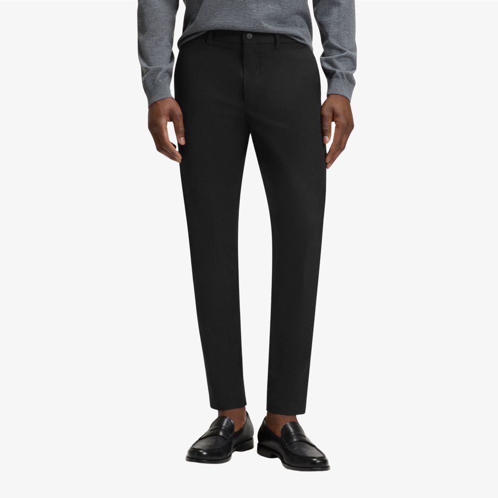 BOSS - Quần âu dáng ôm vải cotton co giãn