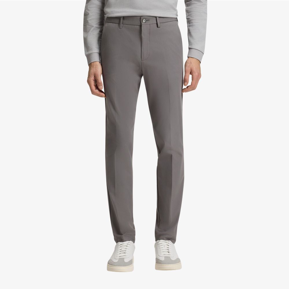 BOSS - Quần âu dáng ôm vải cotton co giãn
