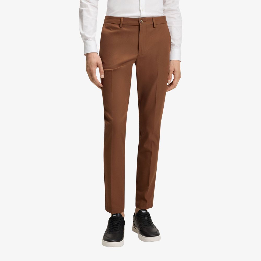Quần âu dáng ôm vải cotton co giãn