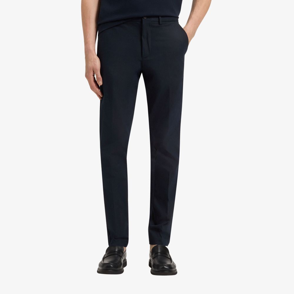 BOSS - Quần âu dáng ôm vải cotton co giãn