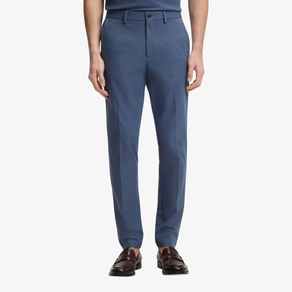 BOSS - Quần âu dáng ôm vải cotton co giãn