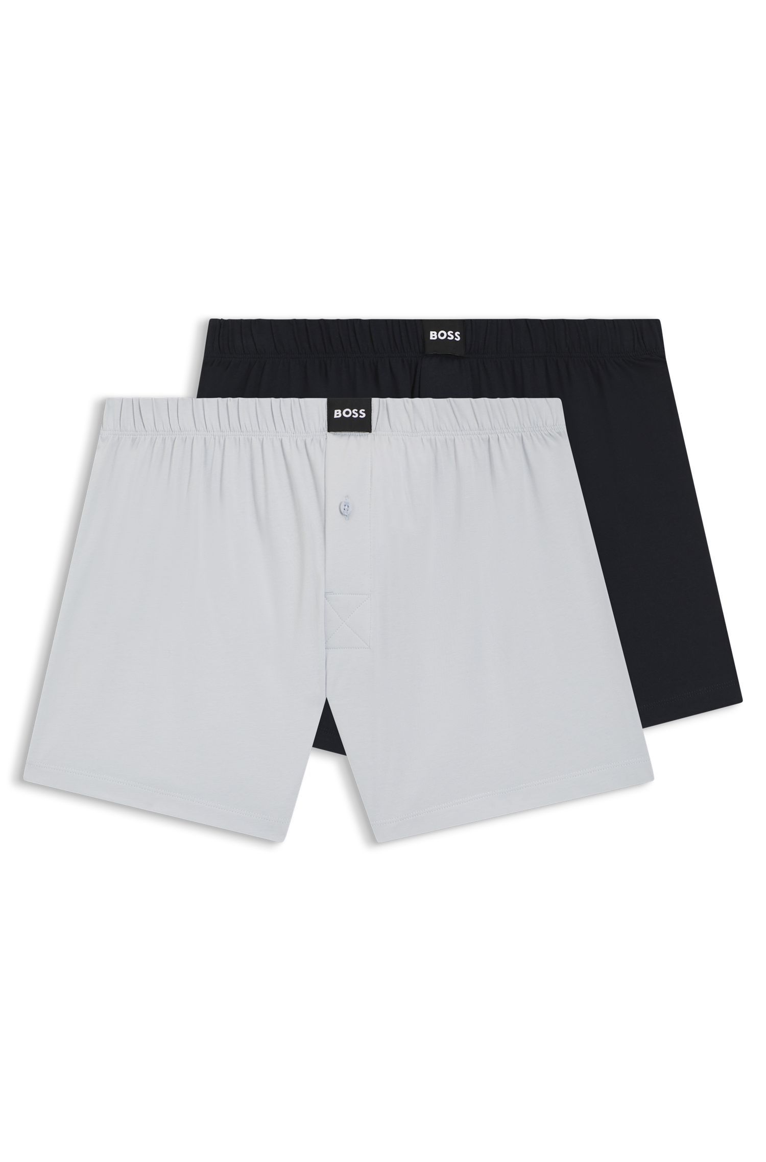 Bộ hai quần đùi boxer cotton co giãn